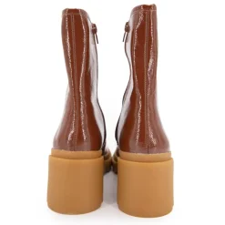 Bottines vernis Delizia talons crantés Femme LES TROPEZIENNES PAR M.BELARBI