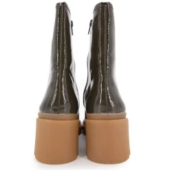 Bottines vernis Delizia talons crantés Femme LES TROPEZIENNES PAR M.BELARBI