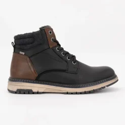 Bottines zippées intérieur moutonné à lacets semelle écru Homme TOM TAILOR