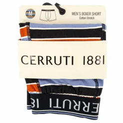 Boxer à rayures coton stretch Homme CERRUTI