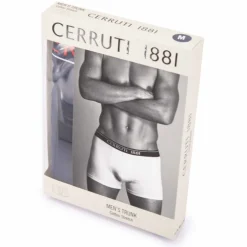 Boxer bande élastique logo coton mélangé stretch Homme CERRUTI
