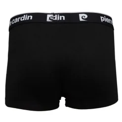 Boxer coton doux avec élastique noir Homme PIERRE CARDIN