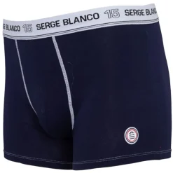 Boxer coton elasthane ser/1/bc/cla/ass5 Homme SERGE BLANCO