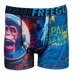 Boxer en microfibre imprimé singe Homme FREEGUN