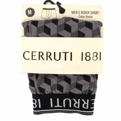 Boxer imprimé graphique coton stretch Homme CERRUTI