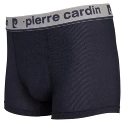 Boxer microfibre cotelé avec élastique Homme PIERRE CARDIN