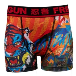 Boxer microfibre imprimé tigre avec motifs Enfant FREEGUN