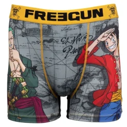 Boxer One Piece avec Zorro et Monky D.Luffy Homme FREEGUN