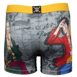 Boxer One Piece avec Zorro et Monky D.Luffy Homme FREEGUN