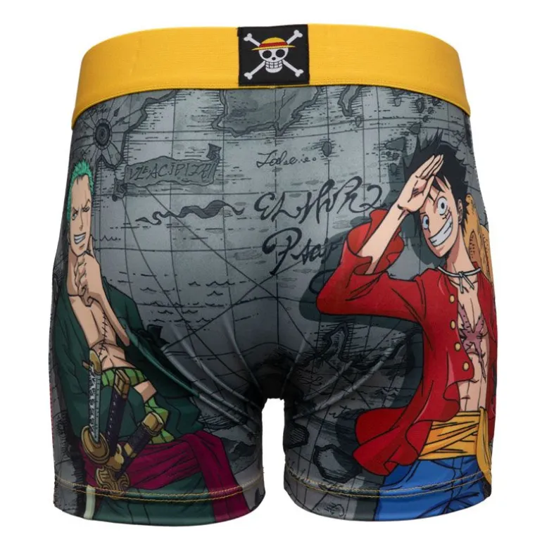 Boxer One Piece Zorro Luffy microfibre Garçon FREEGUN