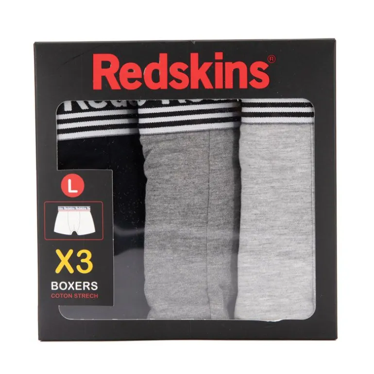 Boxer pack de 3 luciano Homme REDSKINS