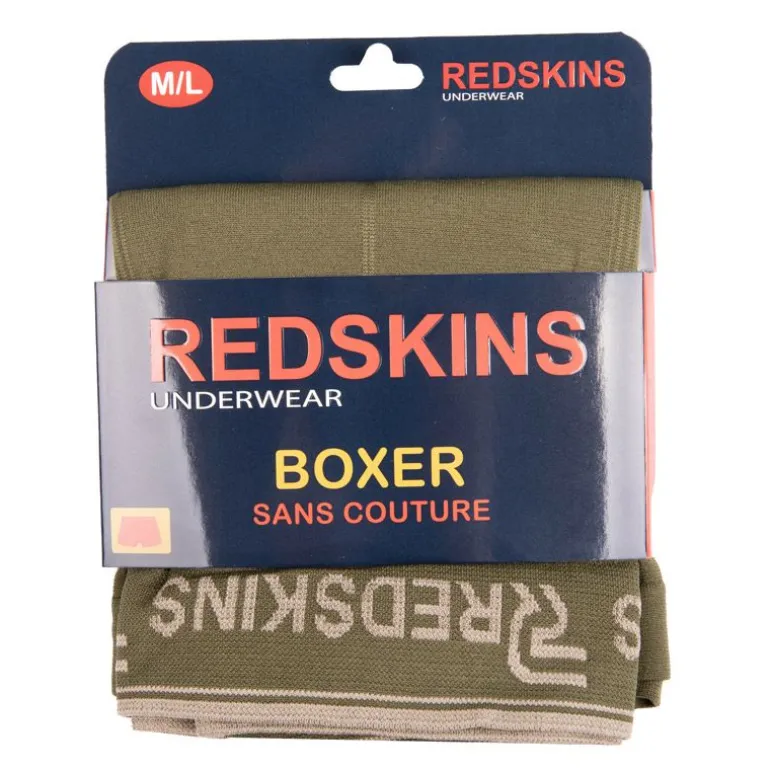 Boxer simless manolo stretch élastique avec liseré Homme REDSKINS