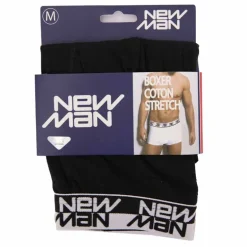 Boxer stretch coton logo sur l'élastique Homme NEW MAN