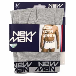 Boxer stretch coton logo sur l'élastique Homme NEW MAN