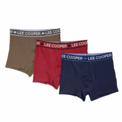 Boxer uni lot x3 Nathan Homme LEE COOPER