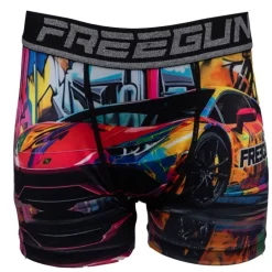 Boxer voiture artwork stretch Garçon FREEGUN