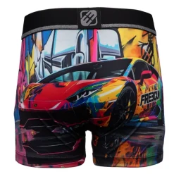 Boxer voiture artwork stretch Garçon FREEGUN