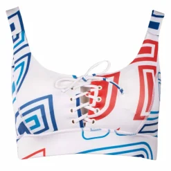 Brassiere avec lacet imprimé graphique Femme GUESS