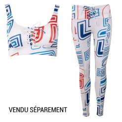 Brassiere avec lacet imprimé graphique Femme GUESS