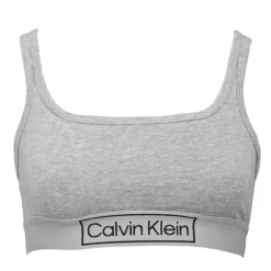 Brassière coton gris chiné Femme CALVIN KLEIN