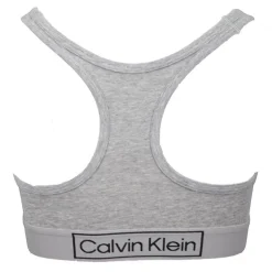 Brassière coton gris chiné Femme CALVIN KLEIN