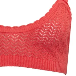Brassière shaggy crochet à bretelles col rond Femme ANTIK BATIK