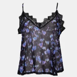 Caraco à bretelles nero rahvvia avec dentelle Femme DIXIE