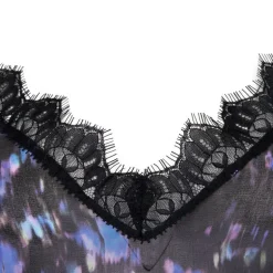 Caraco à bretelles nero rahvvia avec dentelle Femme DIXIE