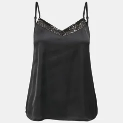 Caraco fifi total eclipse col v à sequins Femme JDY