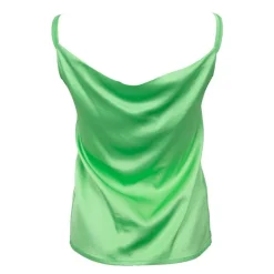 Caraco satiné light green col v Femme DIXIE