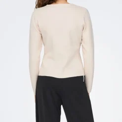 Cardigan maille fine col rond prime life boutons dorés Femme JDY