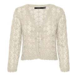 Cardigan Verena birch brodé à nouer Femme VERO MODA