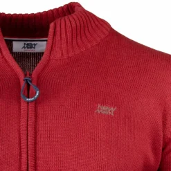 Cardigan zippe nmrh3523dred Homme NEW MAN