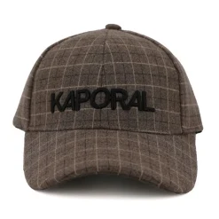 Casquette à carreaux style prince de galles en feutre Homme KAPORAL
