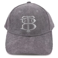 Casquette velours cotelé logo brodé Homme BILL TORNADE