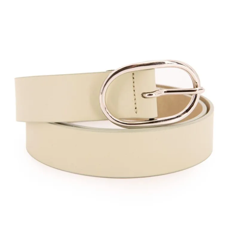 Ceinture cuir colorée boucle doré rose Femme DOCKERS