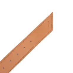 Ceinture cuir de vache daim boucle doré cercle Femme DOCKERS