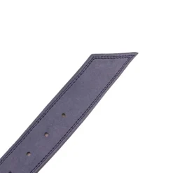 Ceinture cuir de vache daim boucle doré cercle Femme DOCKERS