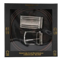 Ceinture réversible avec coffret deux boucles Homme TORRENTE
