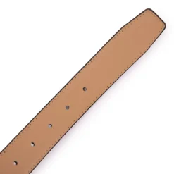 Ceinture réversible cuir vachette double boucles Homme BILL TORNADE