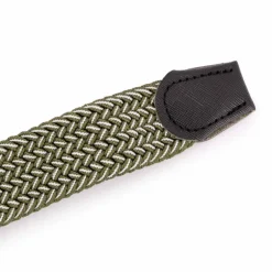 Ceinture tressée bouclé argenté Homme BILL TORNADE