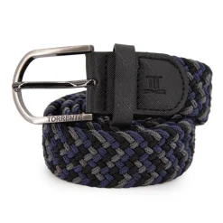 Ceinture tressée en tissu Homme TORRENTE
