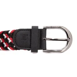 Ceinture tressée en tissu Homme TORRENTE