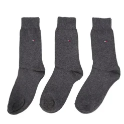Chaussettes coton lot de 3 avec logo Homme TOMMY HILFIGER