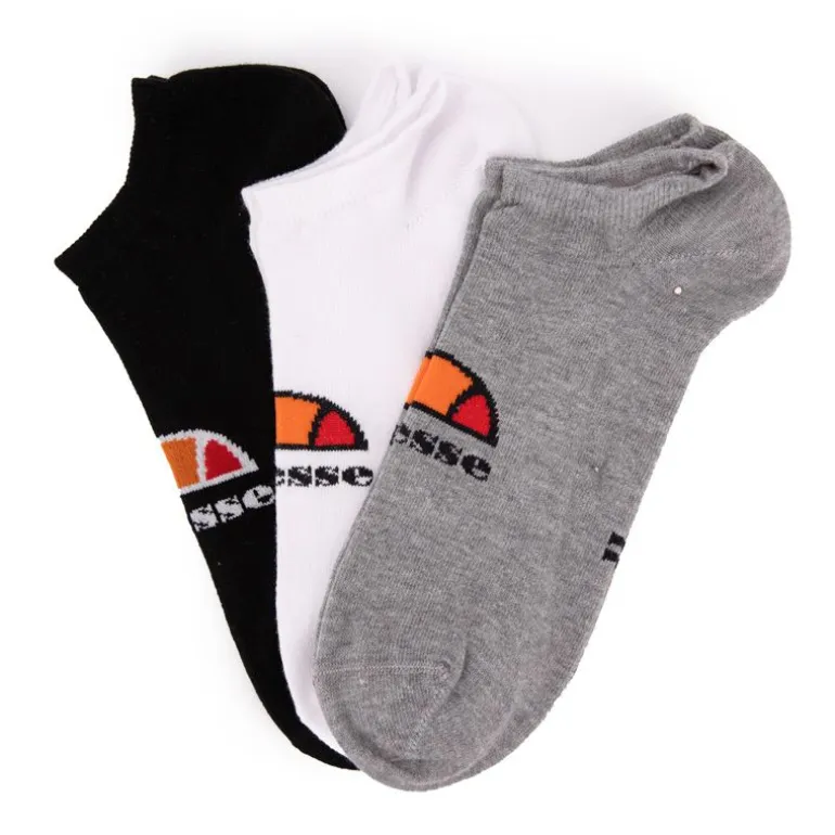 Chaussettes courtes imprimé logo coloré x3 Homme ELLESSE