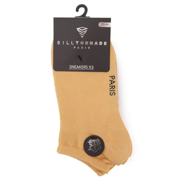 Chaussettes lot de 3 socquettes pastel Femme BILL TORNADE