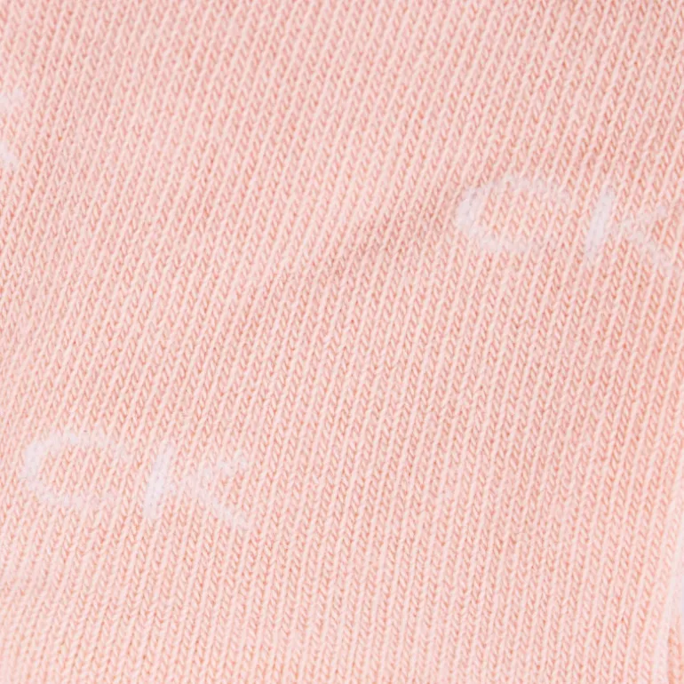 Chaussettes mi-haute liseré blanc logo imprimé lot x4 rose/gris Femme CALVIN KLEIN