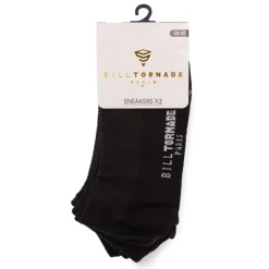 Chaussettes socquettes x3 uni Homme BILL TORNADE