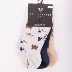 Chaussettes x3 bill tornade 36/42 fantaisie 11088 Femme BILL TORNADE