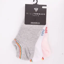 Chaussettes x3 bill tornade 36/42 fantaisie 11088 Femme BILL TORNADE